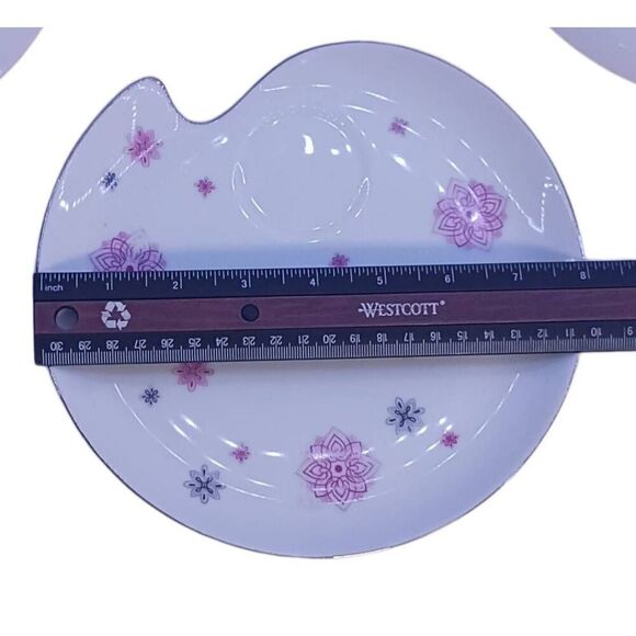 Snack Plates Shafford Japan VTG MCM Atomic Starburst Cup Snowflake Set - Picture 10 of 11